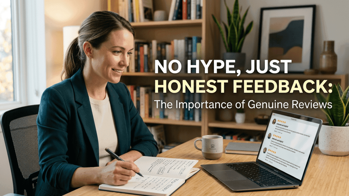 No Hype, Just Honest Feedback: The Importance of Genuine Reviews